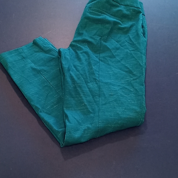 Loft Ann Taylor Teal Career Tapered Marisa Pants - Picture 2 of 6